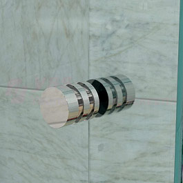shower screen knob handle - chrome