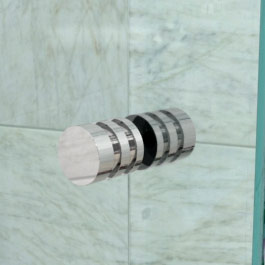 shower screen knob handle - brushed nickel