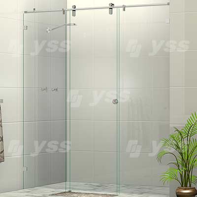 Frameless Shower Screen, Tri Panel Sliding Shower Door