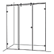 Frameless Three Panel Wall To Wall Sliding Shower Screen